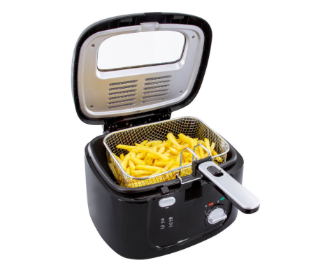 Tomado TDF2501B Friteuse 2,5L koele wand - zwart