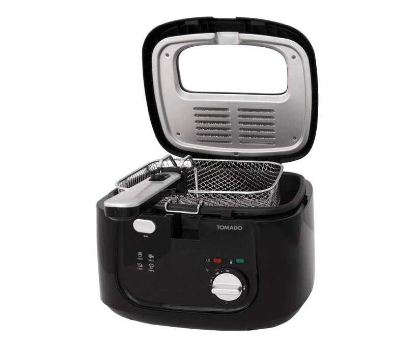 Tomado TDF2501B Friteuse 2,5L koele wand - zwart