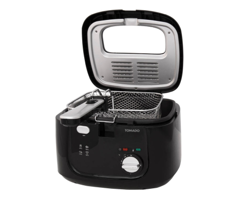 Tomado TDF2501B Friteuse 2,5L koele wand - zwart