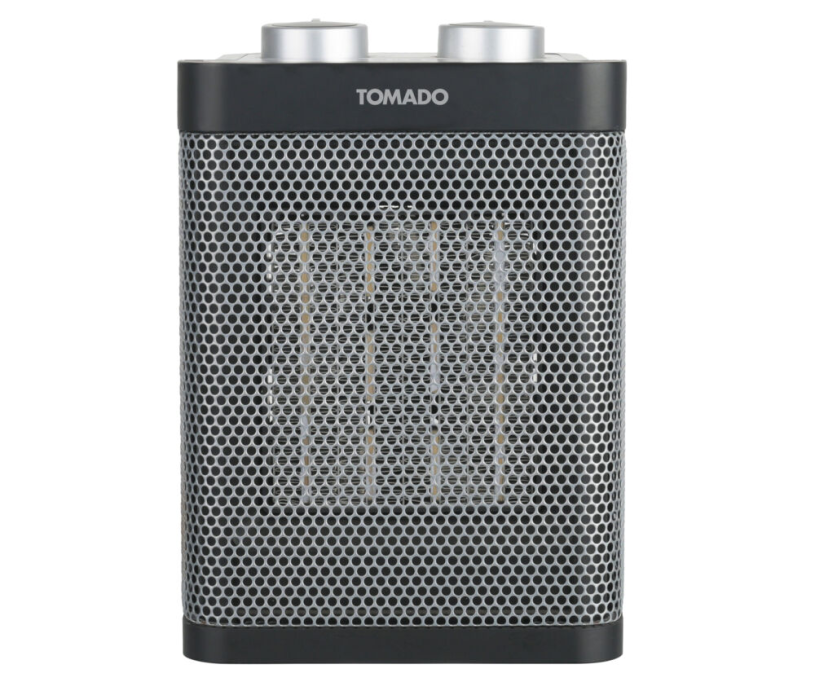Tomado Keramische kachel 1500W 2 standen - wit