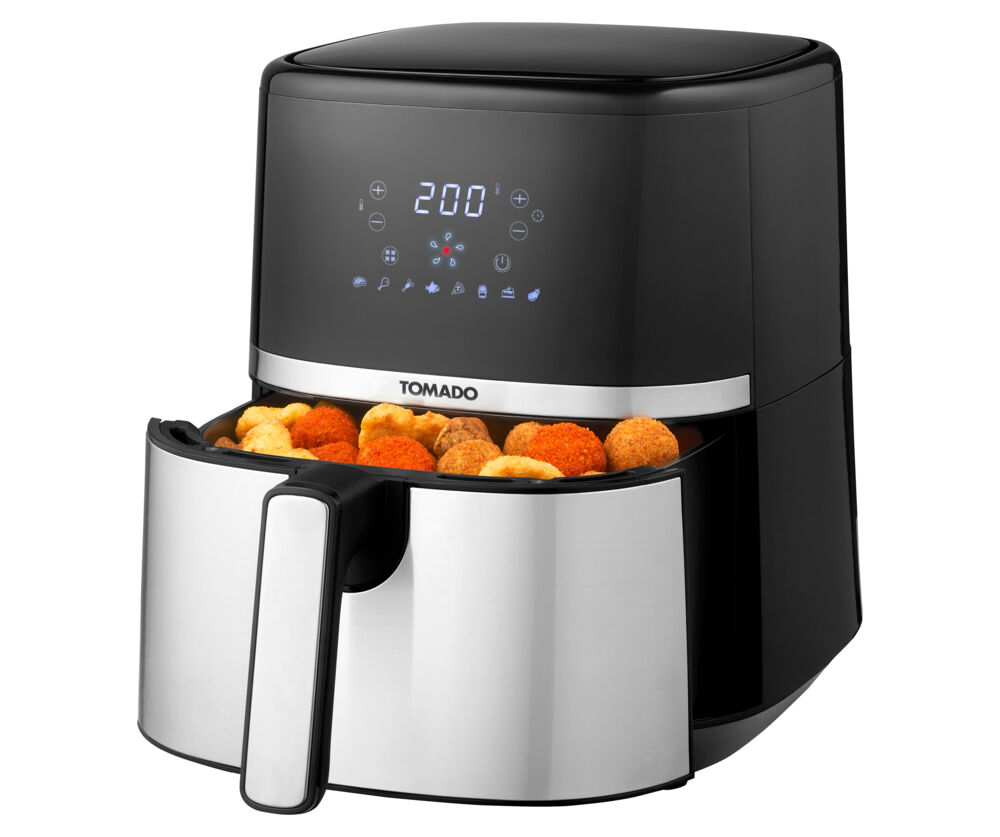 Tomado TAF5401S Airfryer Friteuse 5,4L Zwart 1500W