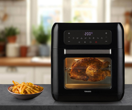 Tomado TAF1201B Airfryer oven 12 liter 1500W