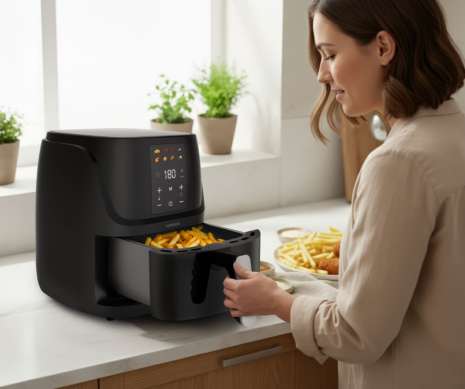 Tomado TAF3010B Airfryer Friteuse 3L Zwart 1300W