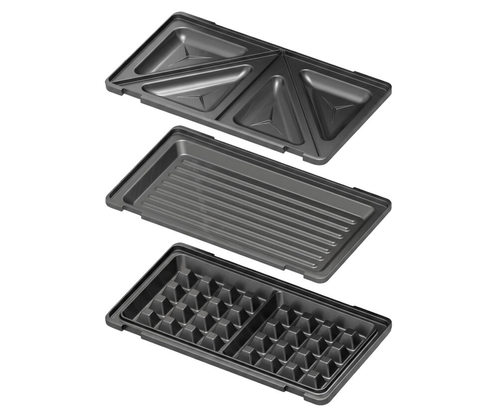 Tomado Multigrill 750W zwart 3 verwisselbare platen