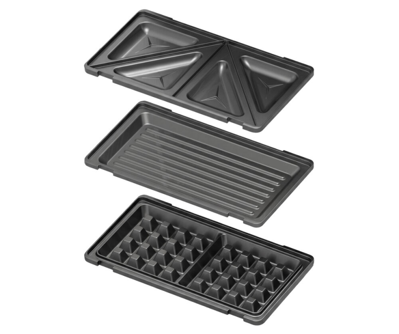 Tomado Multigrill 750W zwart 3 verwisselbare platen