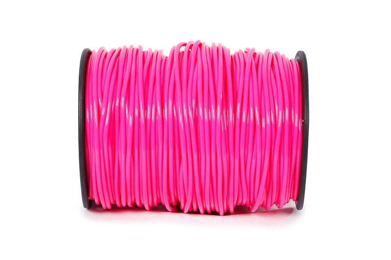 Springtouw 150 meter roze op rol 5mm