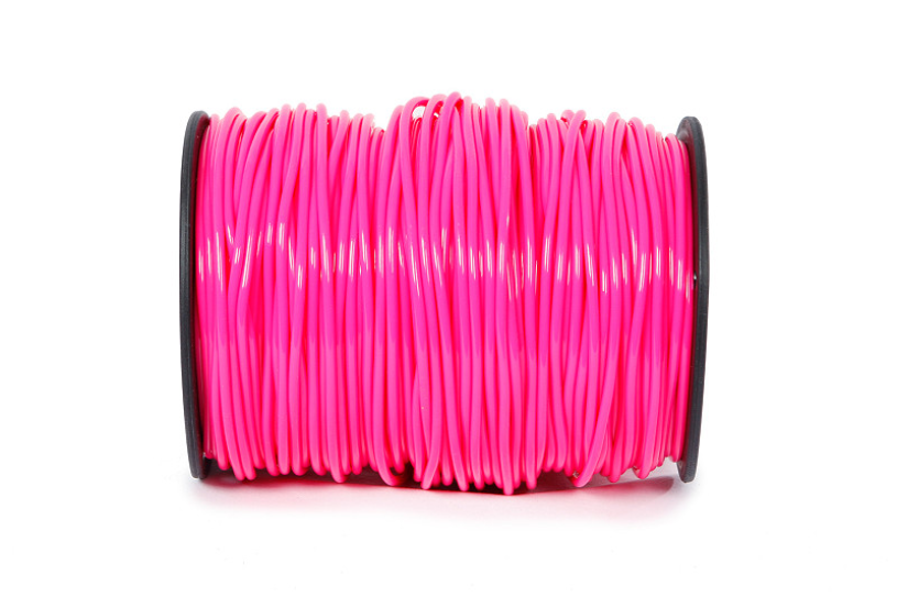 Springtouw 150 meter roze op rol 5mm