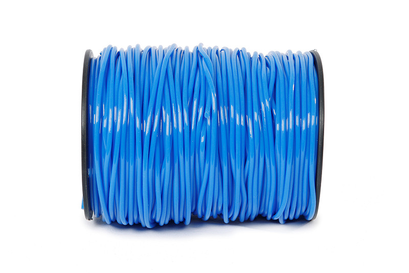 Springtouw 150 meter blauw op rol 5mm