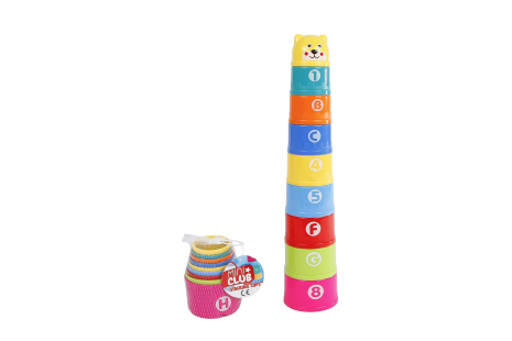 Mini Club stapeltoren 9dlg in net 38cm
