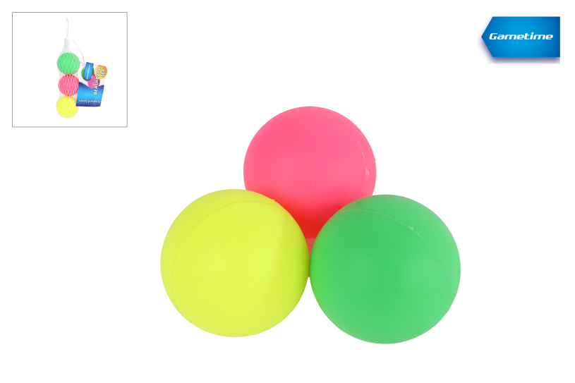 Gametime beachballetjes 3stuks in netje