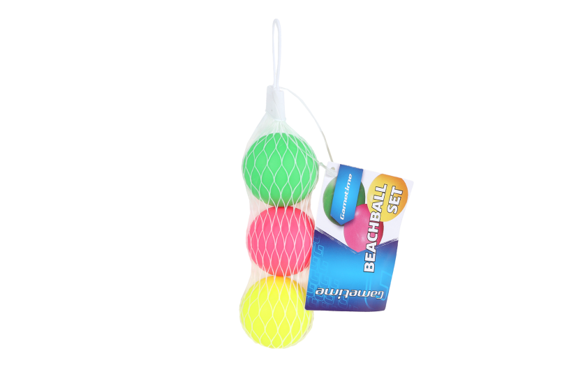 Gametime beachballetjes 3stuks in netje