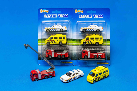 2-Play Die-Cast 112 voertuigen 3 stuks 2 assorti