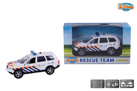 2-Play Politie Die Cast pull back me L/G