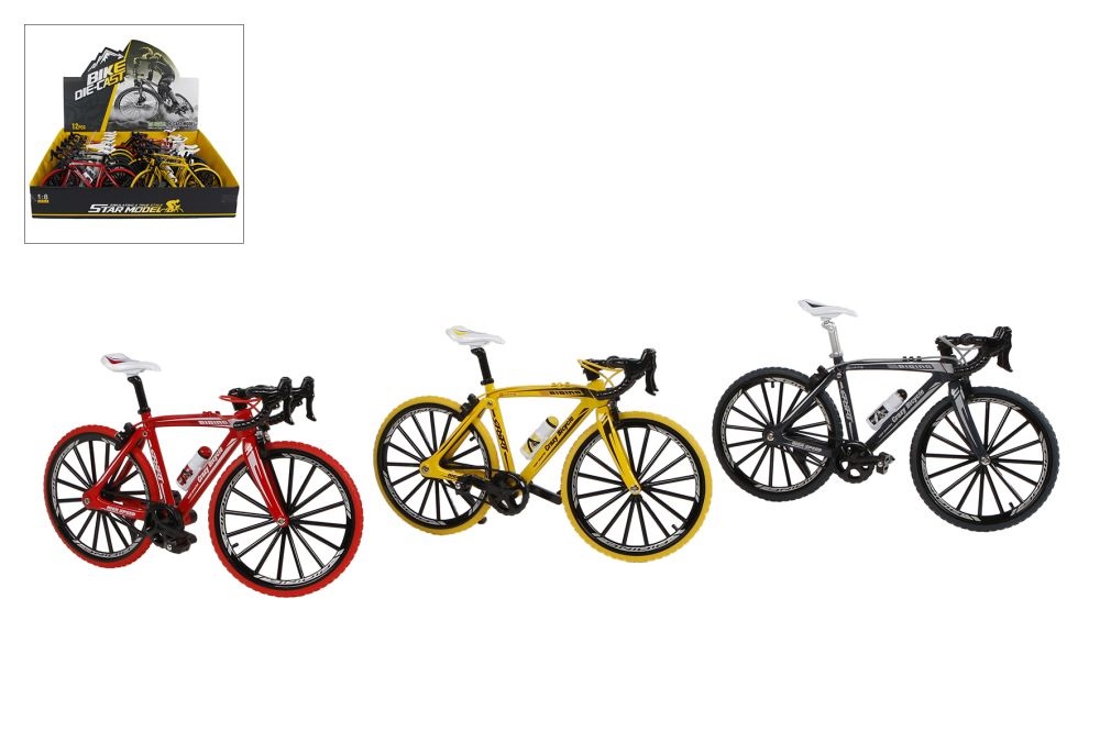 Racefiets 3ass kleur 17cm