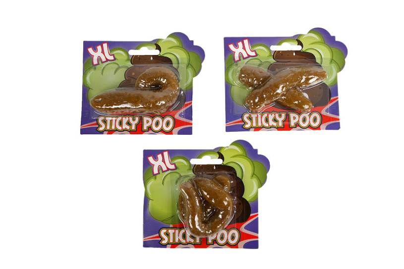 Plakkerige Fop Drol 10cm