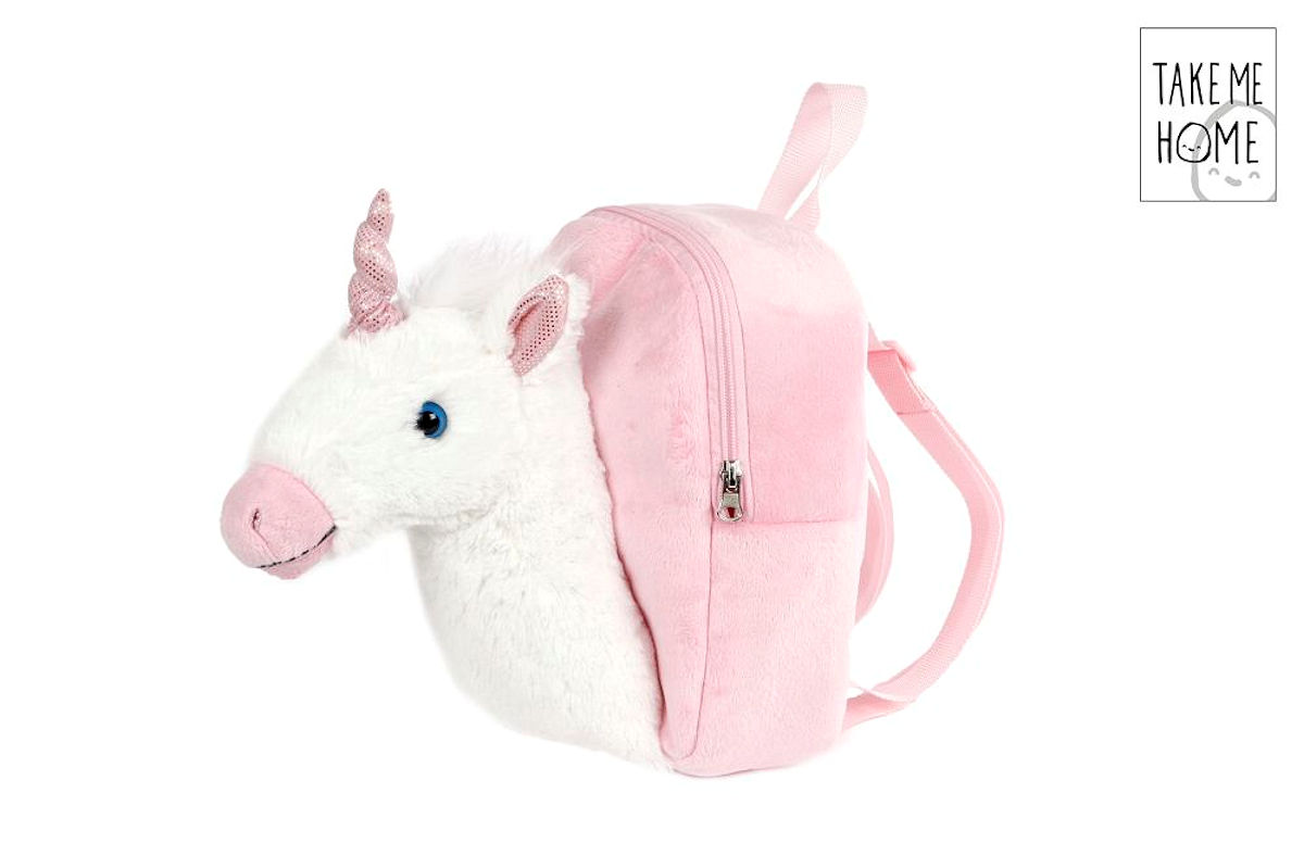 Unicorn rugzak met 3D unicorn 26cm