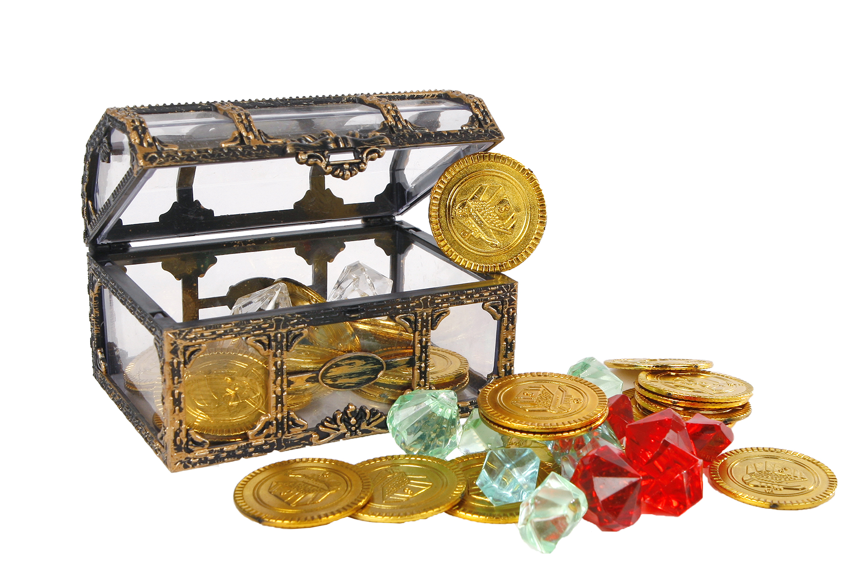 Destination Deep Schatkist met munten en diamanten 2 assorti