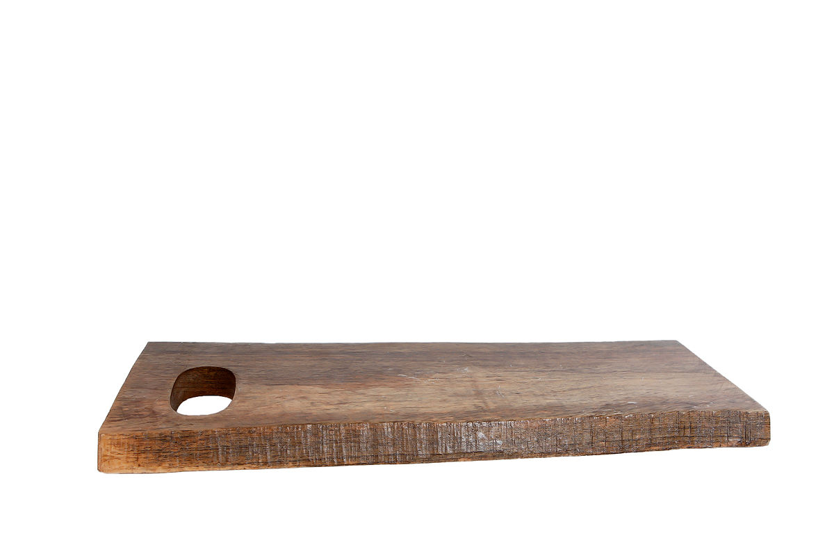 Borrelplank Hendrik naturel mango 45x16x1,5cm