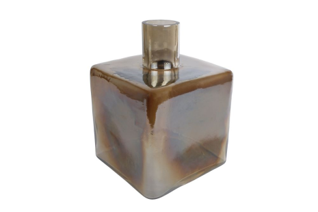 Vaas Smoke XL multicolor bruin glas 17x17x25cm