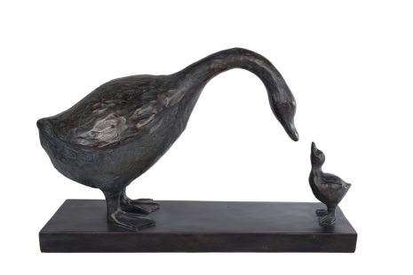 Sculptuur A.J. Kwak XXL Koper polystone 51x17x30,5cm