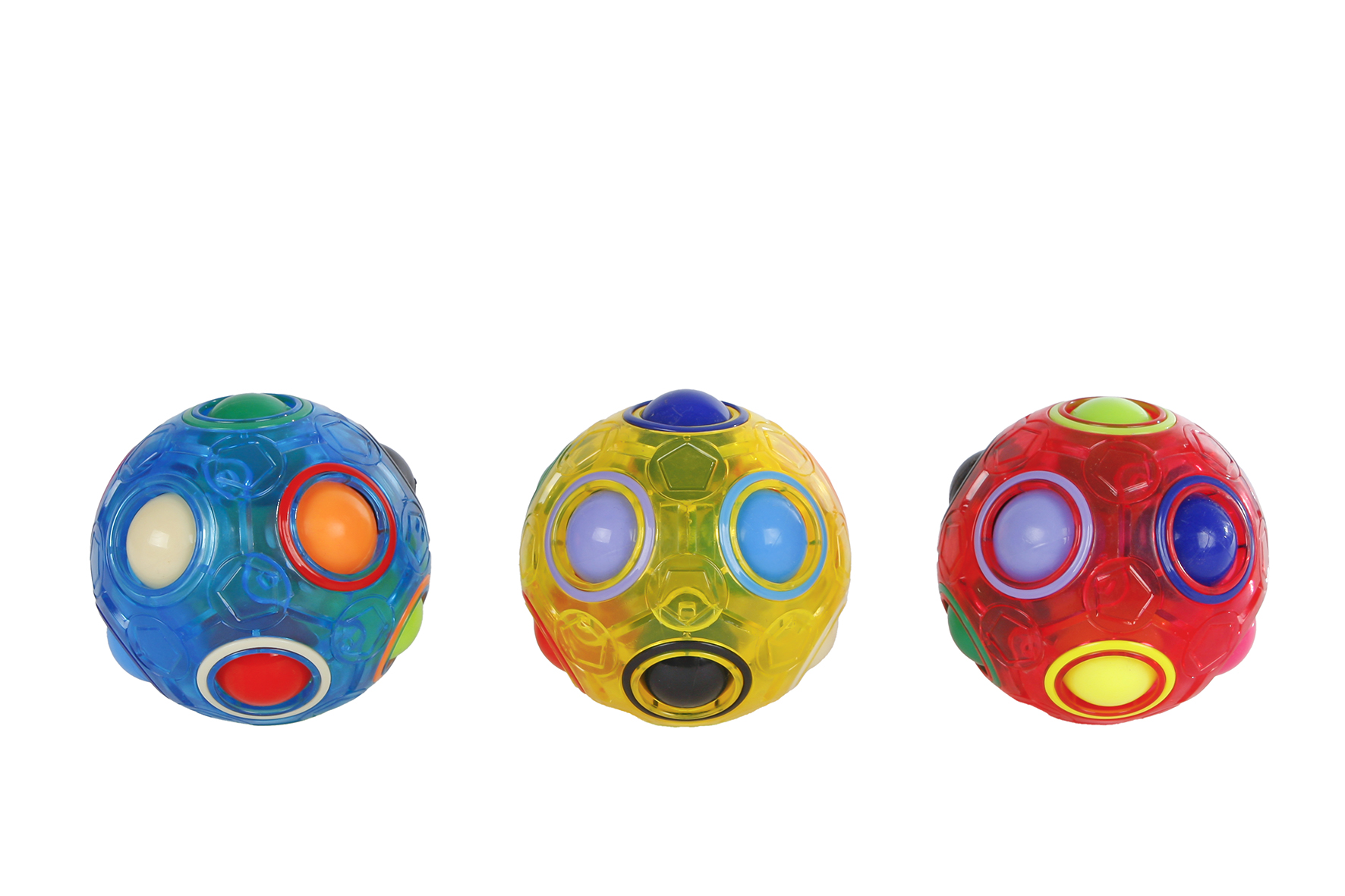 Brain Games transparante magic Ball 6,5cm 3 assorti