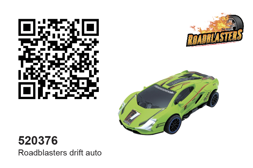 Roadblasters drift auto frictie 4ass 16cm