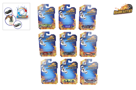 Roadblasters auto color change die cast ass 1:64 7-8cm