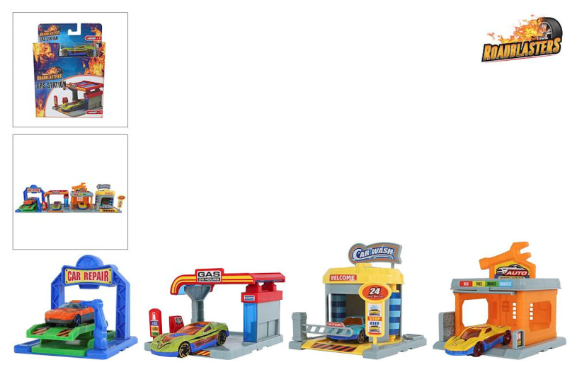 Roadblasters speelset 7-13dlg met auto 4ass 1:64