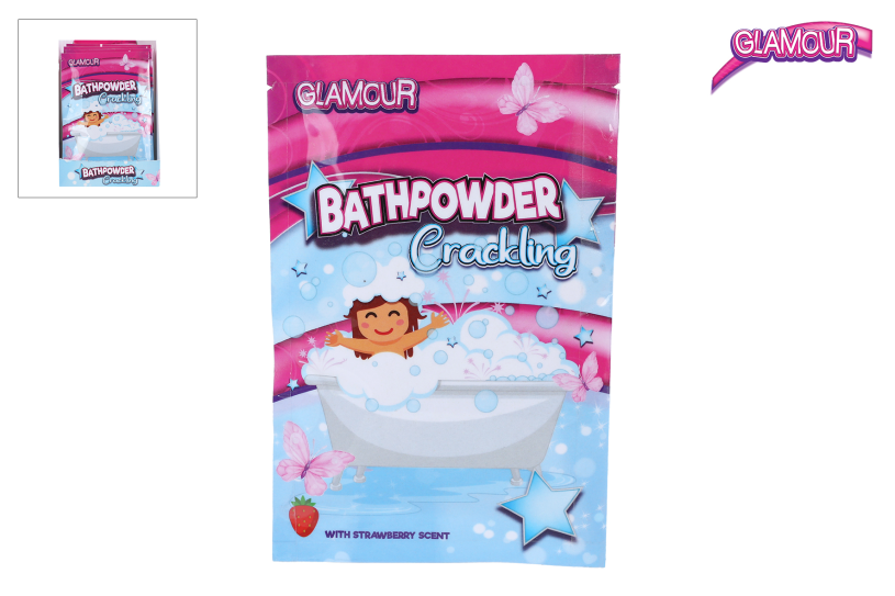 Glamour knetter badpoeder met geur 30gram 3ass