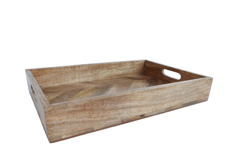 Dienblad Jesse S naturel mango 40x27x5cm