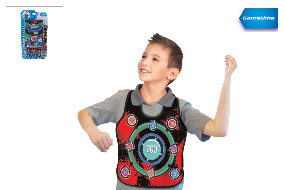 Gametime klittenbandspel met 2 vestjes en 6 ballen