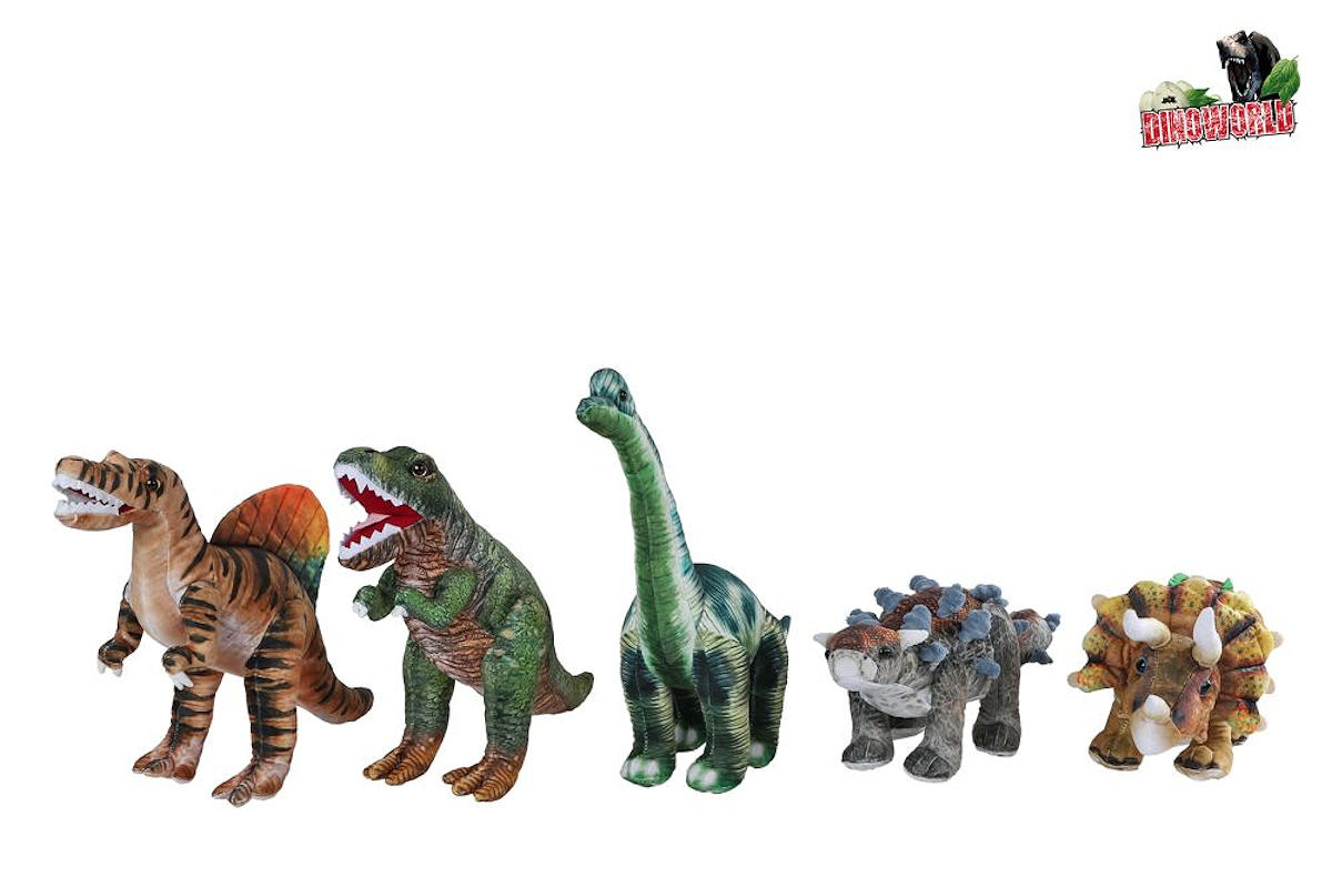 DinoWorld dinosaurus pluche 5ass 33cm