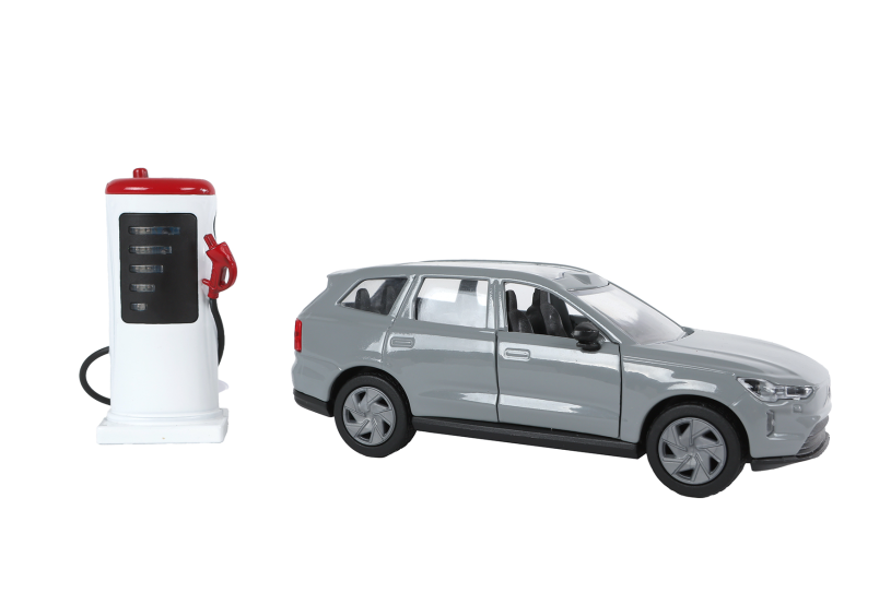 Kids Globe Volvo EX90 met oplaadpaal licht en geluid 13,5cm