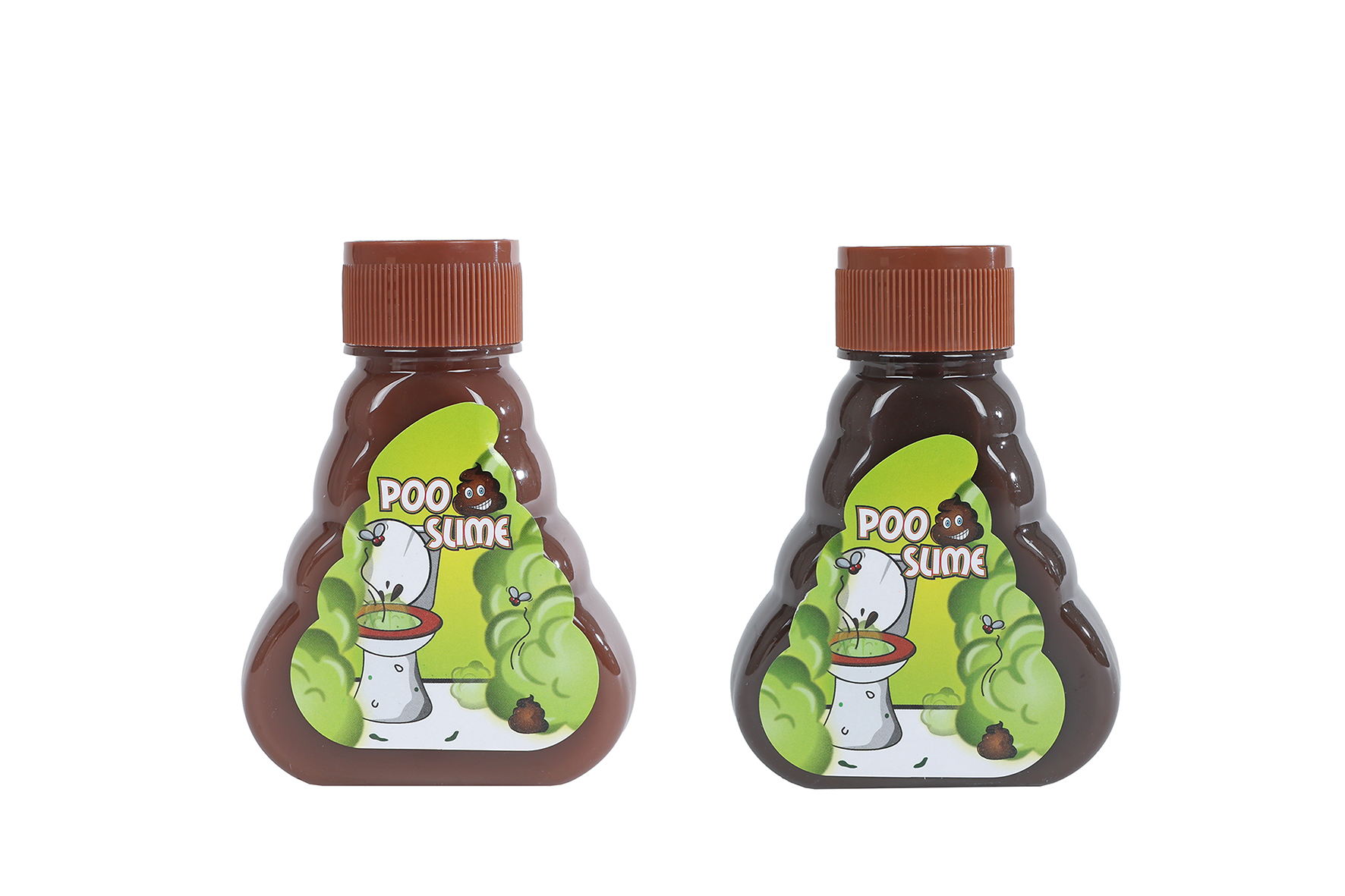Poo slijm 140gram bruin 2ass 10,5cm