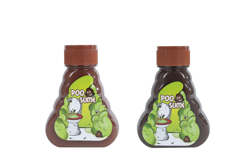 Poo slijm 140gram bruin 2ass 10,5cm