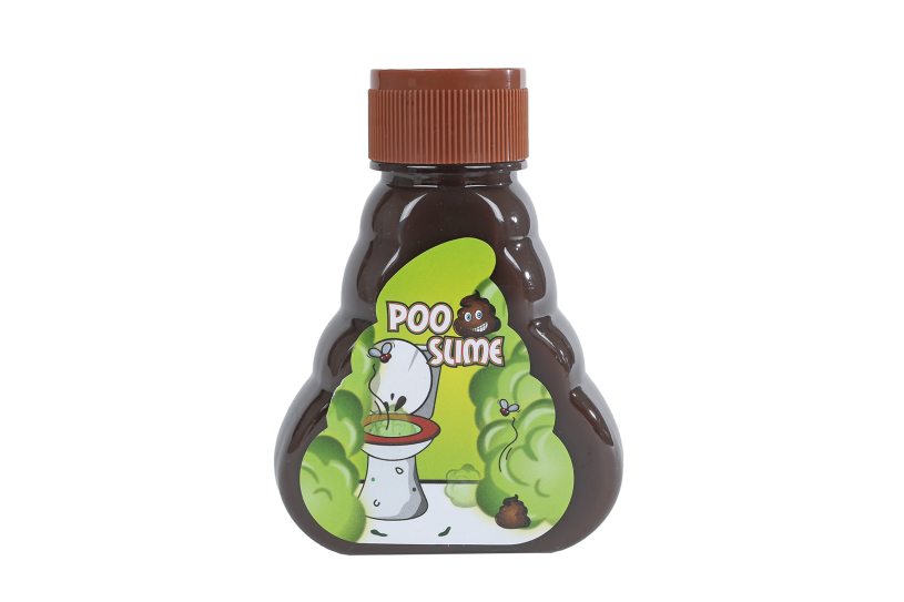 Poo slijm 140gram bruin 2ass 10,5cm