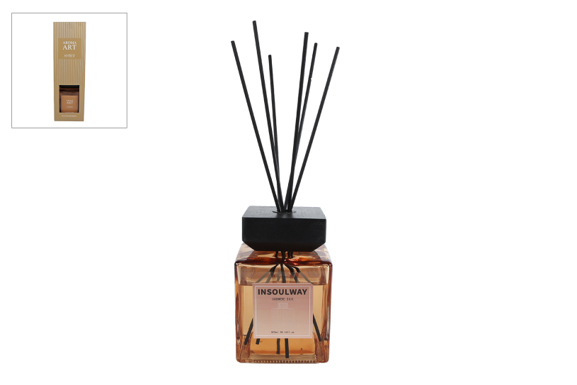 Diffuserset Aroma Art 800ml amber 23,5x23x39cm