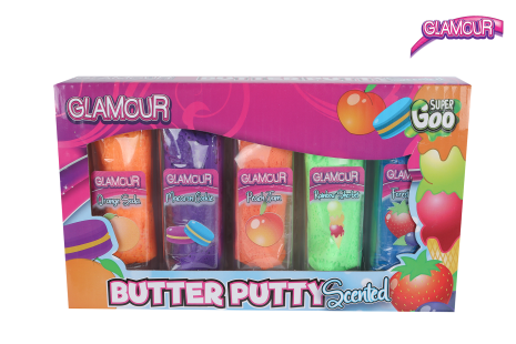 Glamour Super Goo boterputty 60gram 5ass kleur 20cm