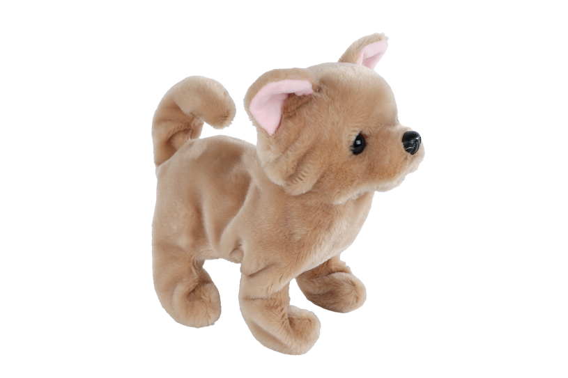 Take Me Home loophond bruin 21cm blaffend en kwispelend