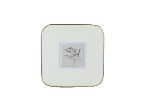 Fotolijst Lexy S 10x10 goud metaal/glas 21,5x21,5x1cm