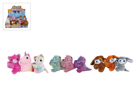 Mijn dierenvriendjes klaparmband 21,5cm 12ass