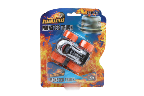 Roadblasters bigfoot spinning auto frictie 8ass 7,5cm