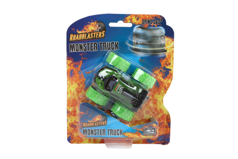 Roadblasters bigfoot spinning auto frictie 8ass 7,5cm