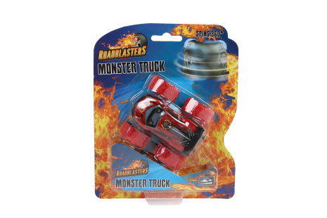 Roadblasters bigfoot spinning auto frictie 8ass 7,5cm