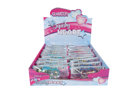 Glamour Squishy sugar hart 4ass