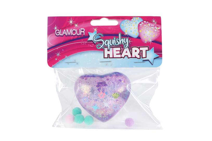 Glamour Squishy sugar hart 4ass