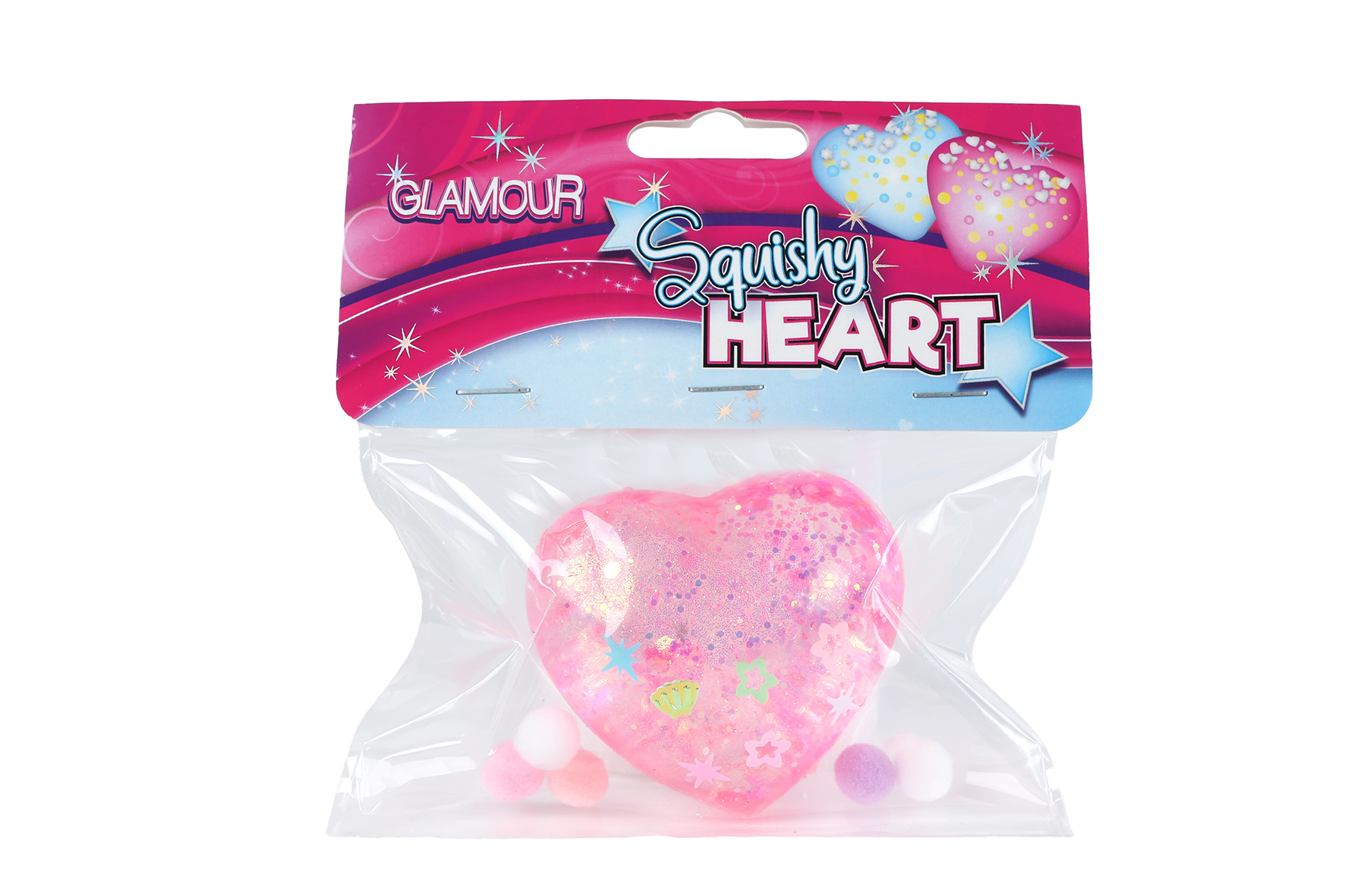 Glamour Squishy sugar hart 4ass