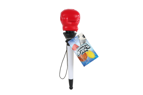 Pen sportbal/boxing 4ass 18cm