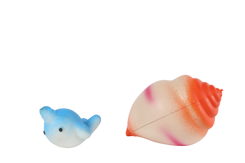 Destination Deep schelp groeiende zeedieren 6cm 2 assorti