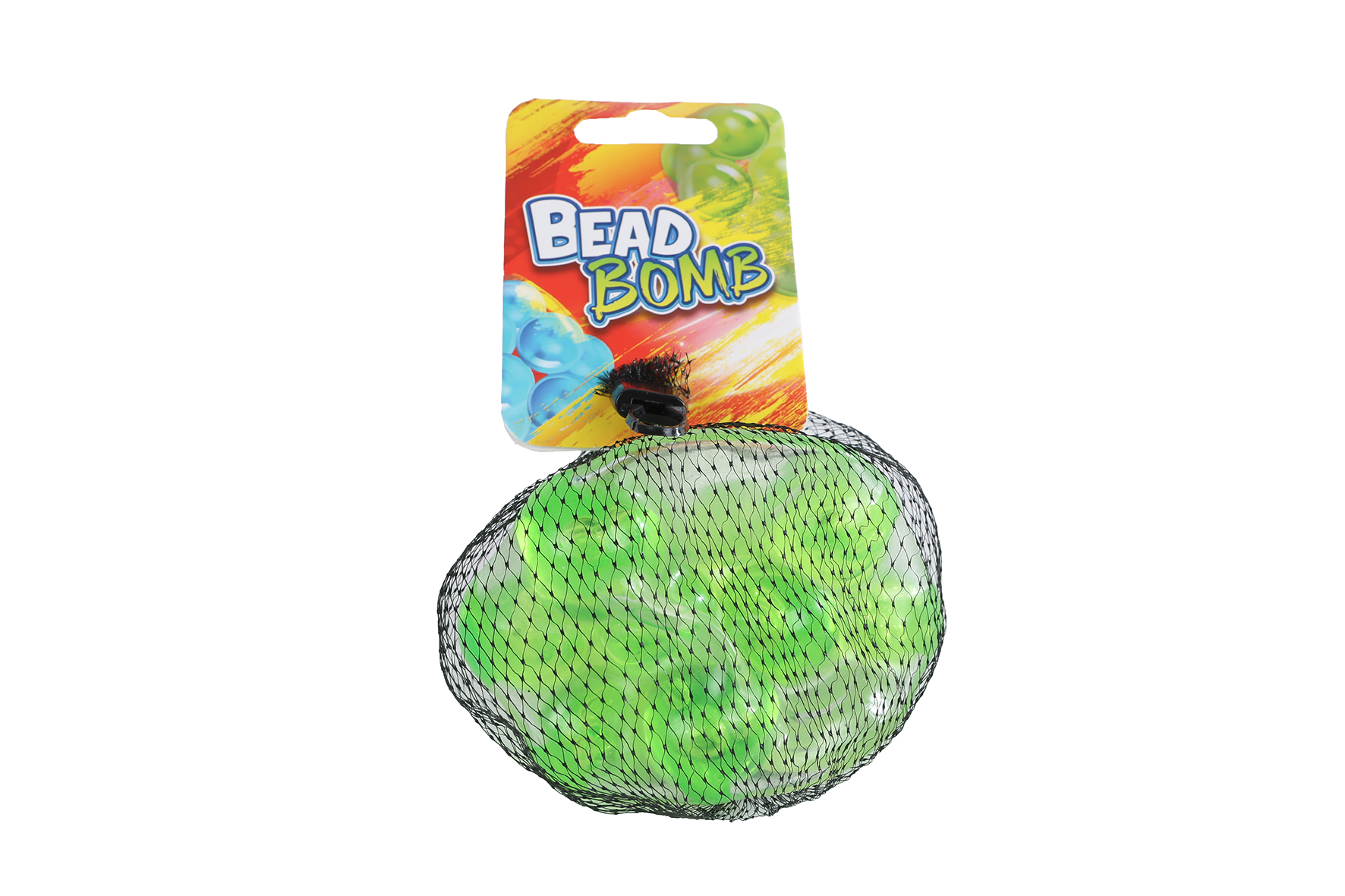 Knisper antistress kralenbal 4ass kleur 9cm